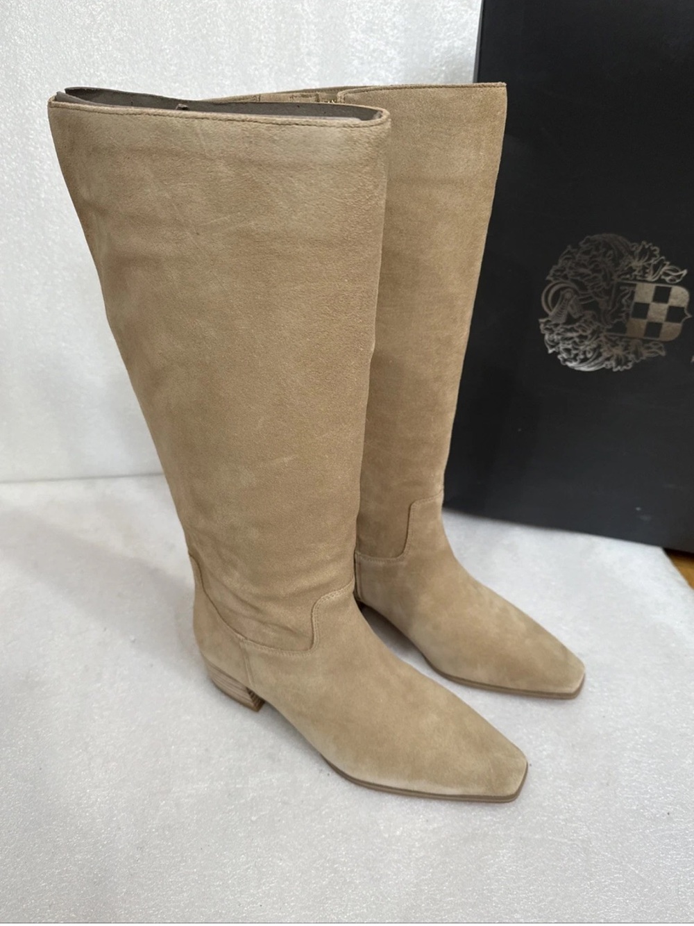 Vince Camuto Women's Pavla Knee High Boot Size 7.5 Wide Calf  New
